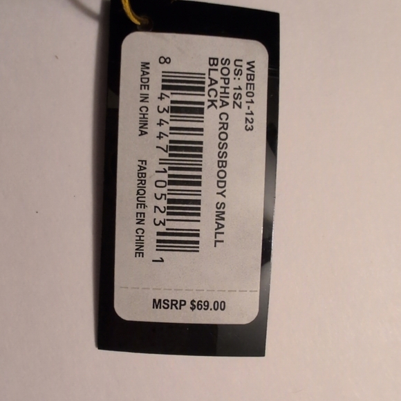 Bebe Black Quilted Clutch with Gold AccentsBebe Sophia Crossbody Small Black Bag - Picture 7 of 7